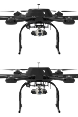 30kg Heavy Duty Networked Multirotor Drones Và AI Ba trục ống kính quang điện