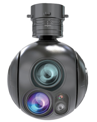 Máy bay không người lái phát hiện theo dõi ống kính quang điện Camera nhiệt 360 độ quay